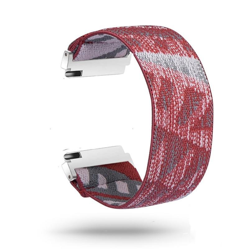 Fitbit Versa/Versa 2/Versa Lite/Versa 3 Replacement Scrunchie Strap - Soft Elastic Hair Tie Style Band for Workouts, Running & Daily Wear