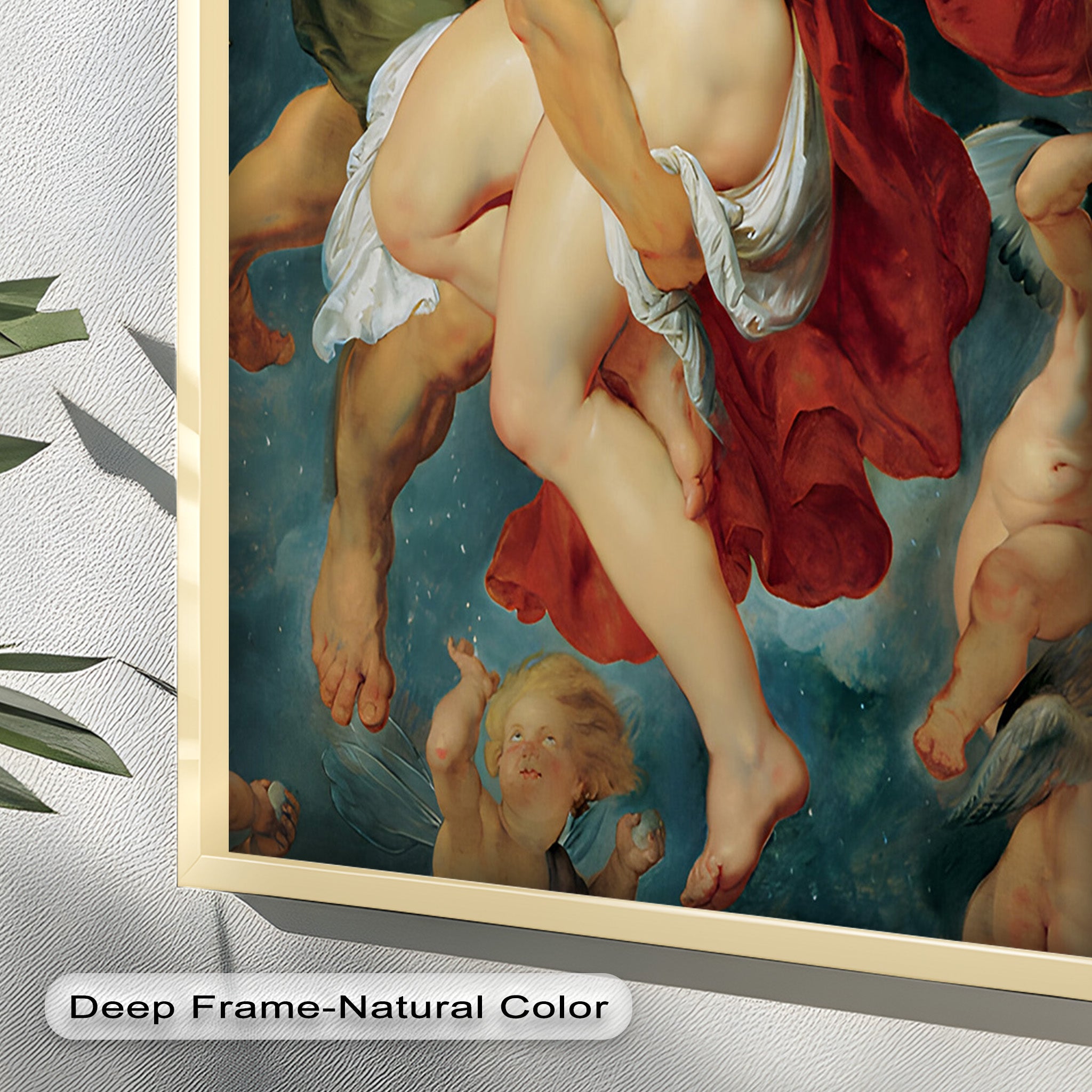 Abduction of Psyche - Mythological Renaissance Nude Oil Painting Reproduction | Classic Art Wall Decor for Living Room, Bedroom & Office