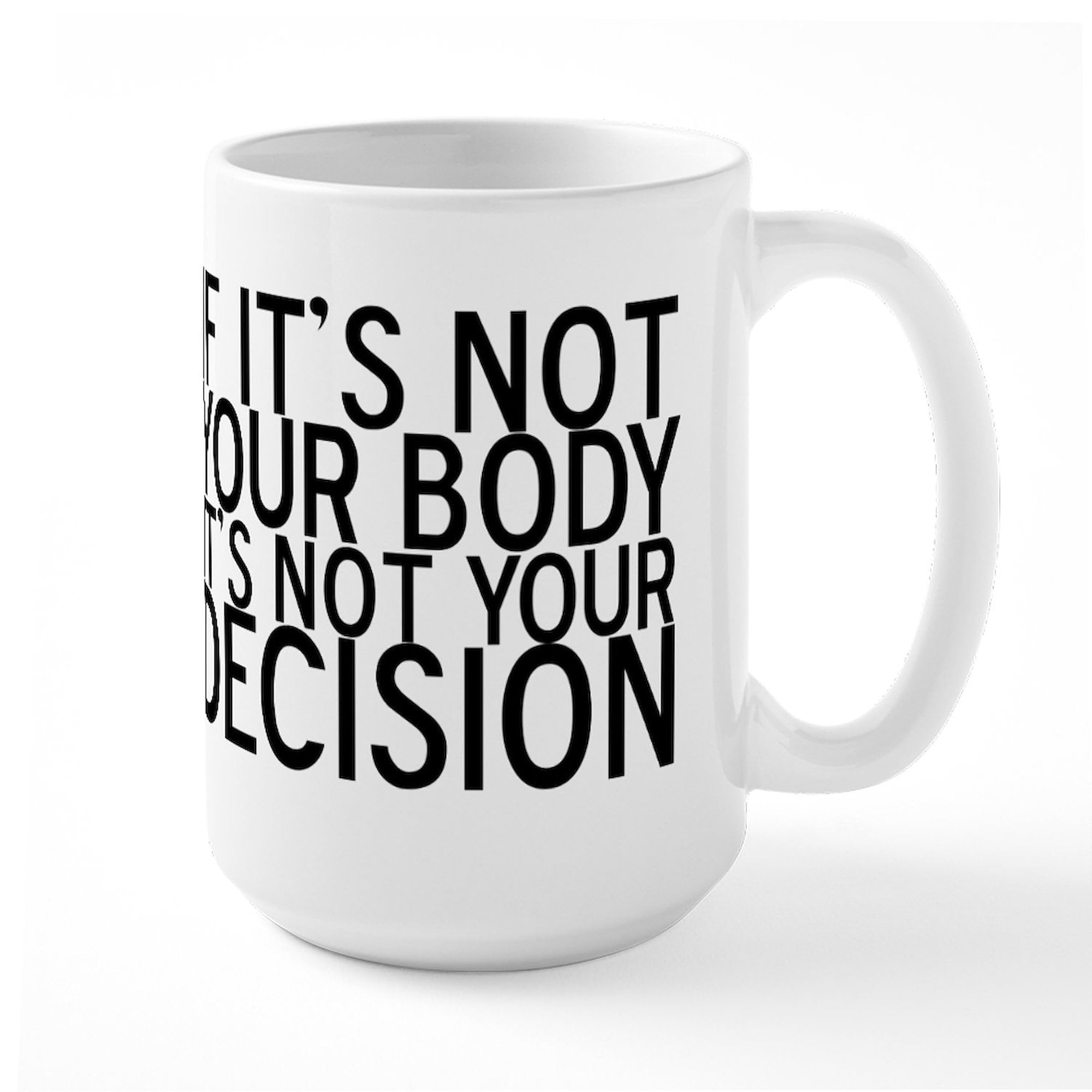 Prochoice 15 oz (444 ml) Ceramic Coffee Mug - Perfect for Hot Tea, Coffee & Office Use - Durable & Dishwasher Safe