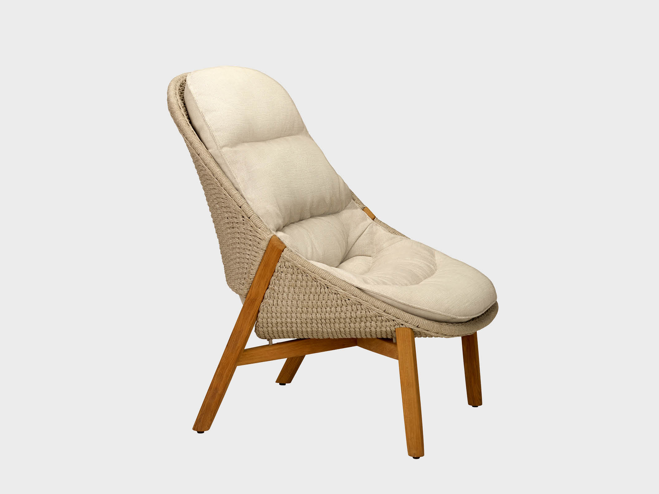 Elio High Back Lounge Chair - Modern Comfort for Living Room, Office & Patio - Ergonomic Design for Relaxation & Style
