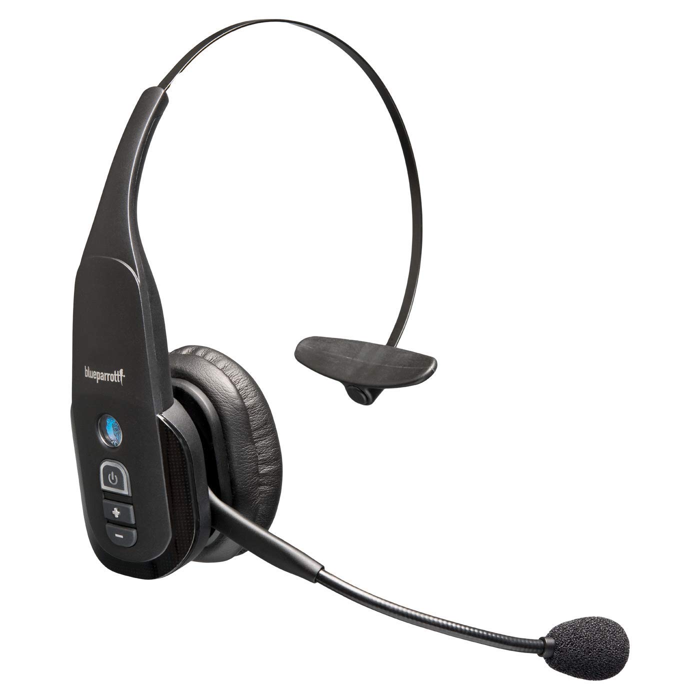 BlueParrott B350-XT 203475 Noise Canceling Bluetooth Headset for Truck Drivers & Call Centers - Wireless Headphone with HD Voice & Long Battery Life