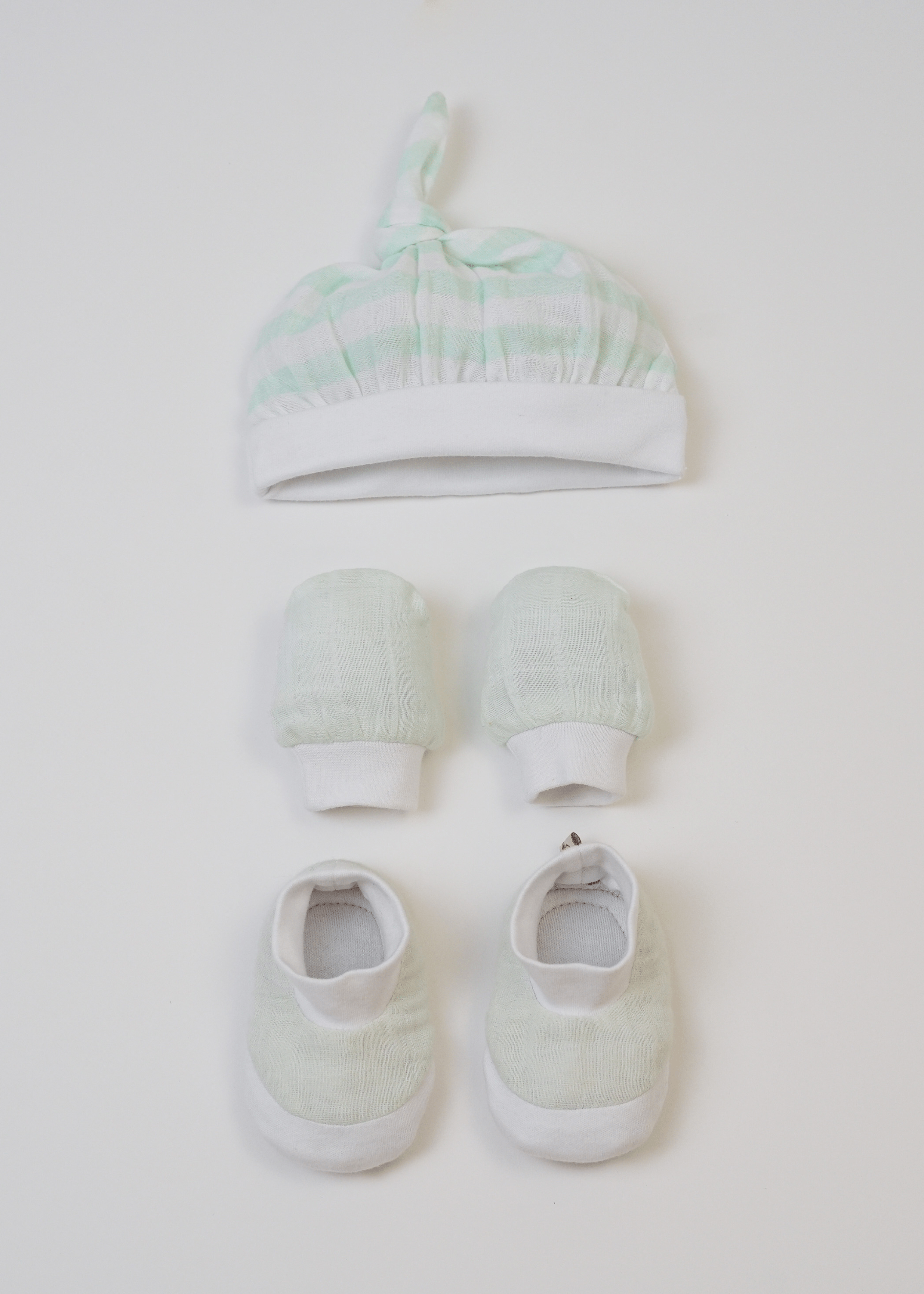Adorable Mint Stripes Welcome Baby Box - Perfect for Newborn Gifts, Baby Showers & Nursery Decor