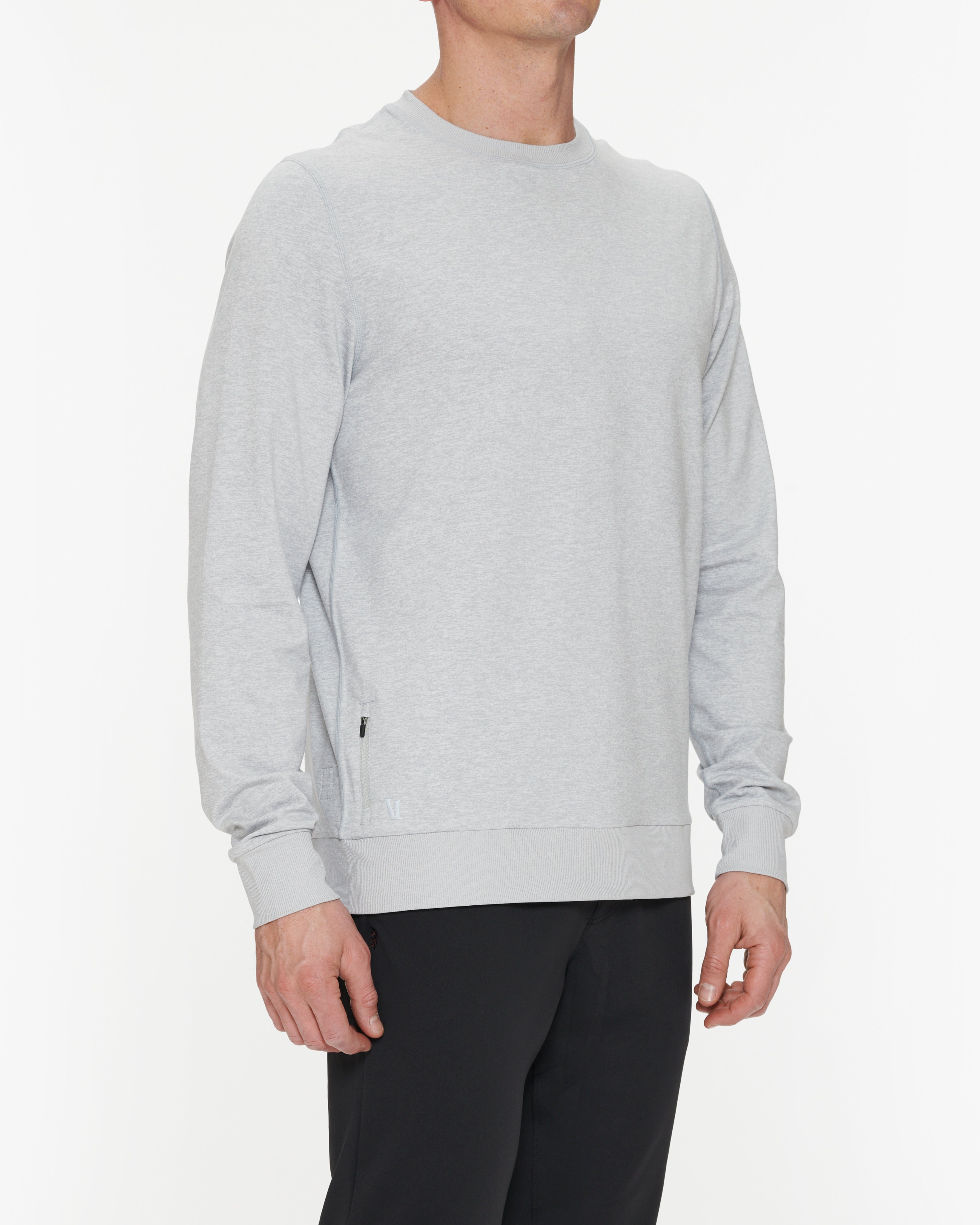 Vuori Ponto Performance Crew - Men's Comfortable & Breathable Workout Shirt for Gym, Running & Active Lifestyle