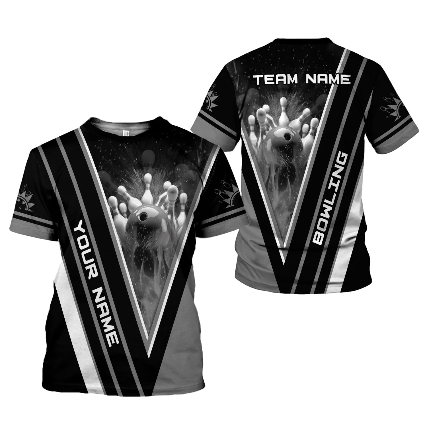 Custom Bowling Shirts for Men & Women - Personalized Unisex Bowling Jerseys - Team & League Uniforms - Perfect for Bowling Tournaments, Leagues & Casual Play