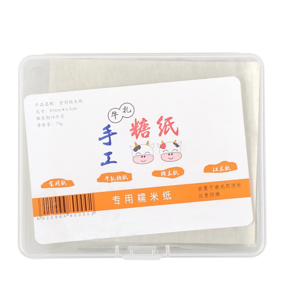 500Pcs Edible Rice Paper Sheets for Cake Decoration - Edible Wafer Paper for Baking, Fondant, Cupcakes & DIY Crafts - Perfect for Wedding Cakes, Birthday Parties & Dessert Decorating