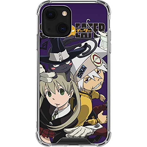 Official Soul Eater Purple iPhone 13 Mini Clear Phone Case - Slim Protective Cover with HD Print | Perfect for Anime Fans, Gaming Enthusiasts & Daily Use