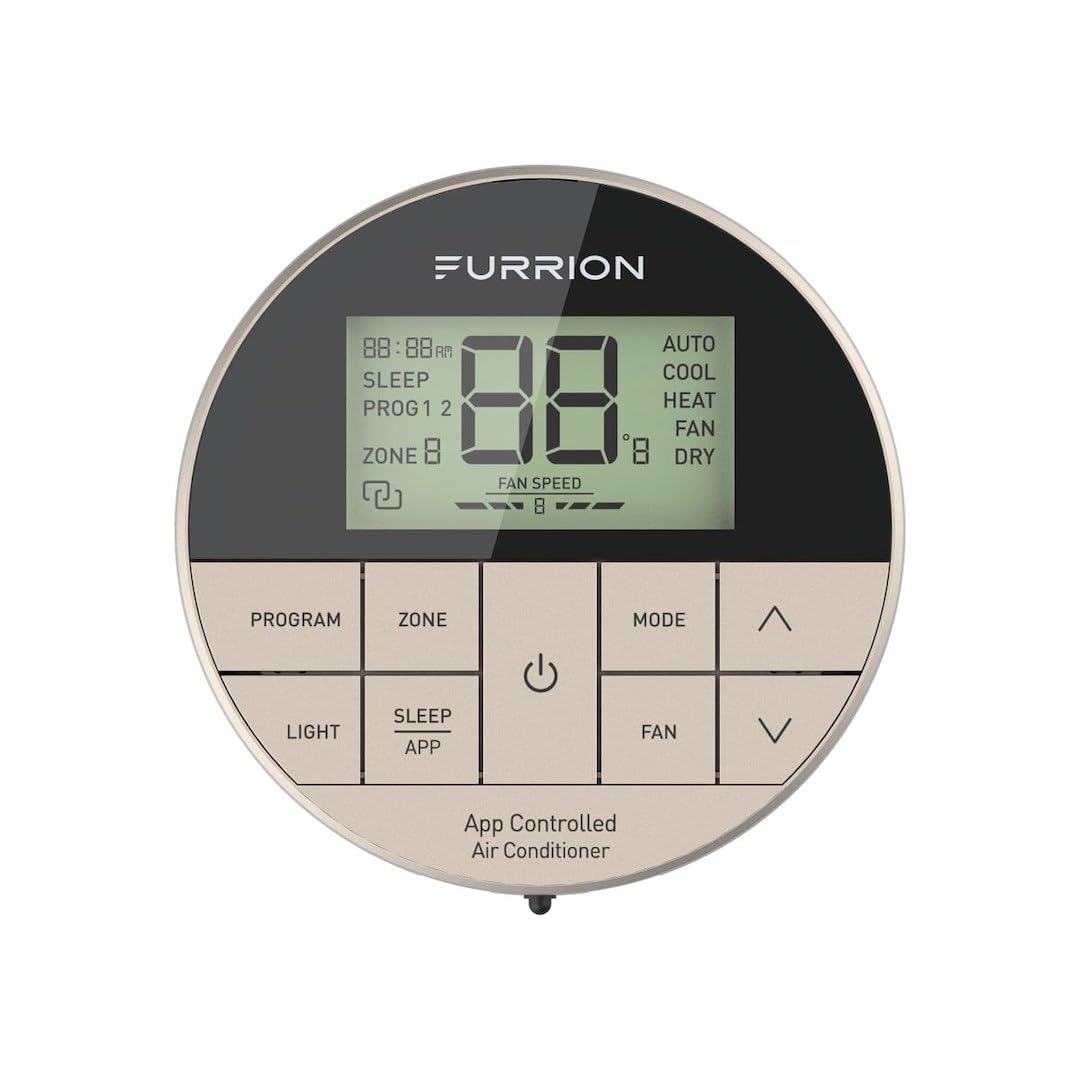 Furrion 2022068580 Smart WiFi Thermostat for Air Conditioner - Multi-Zone Temperature Control, App Remote Control, Energy Saving - Perfect for Home, Office & RV Climate Control