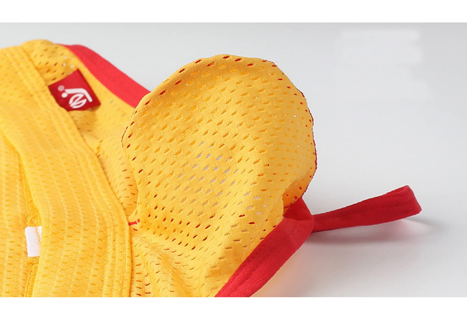 Faringoto Men's Low Rise Nylon Mesh Thong Underwear - Ultra Breathable & Comfortable for Daily Wear, Gym, and Sports Activities