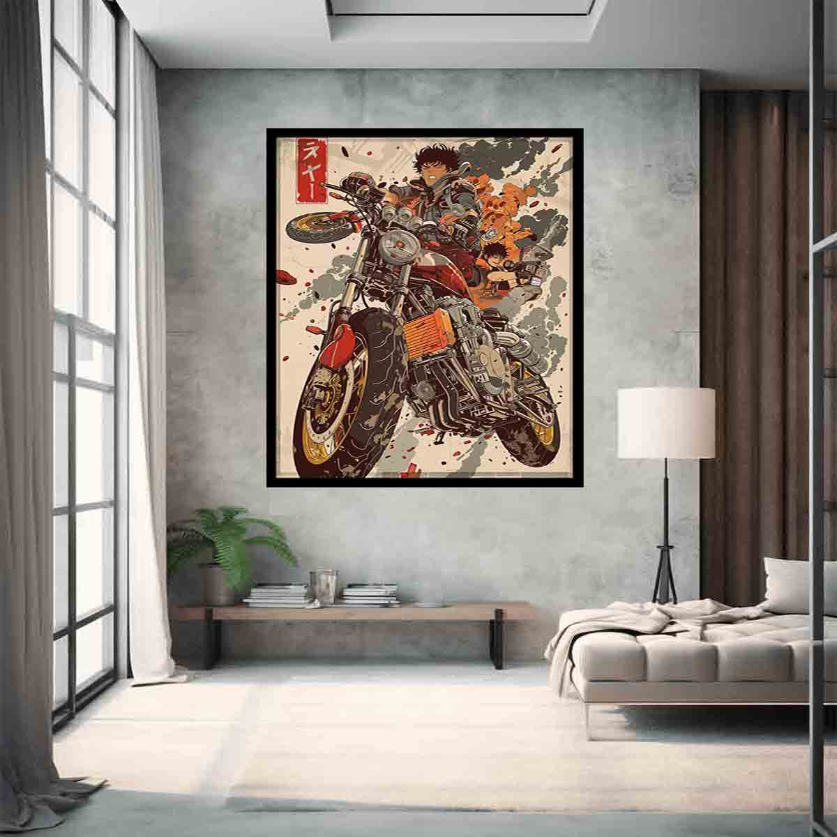 Anime Boy Framed Wall Art Print - Premium Quality Poster for Home & Office Decor | Perfect for Bedroom, Living Room, or Gift