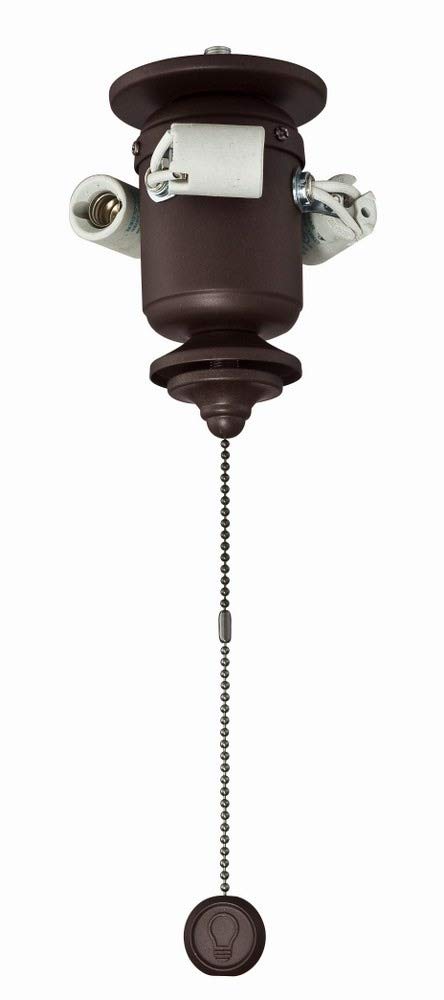 Fanimation F5OB Oil-Rubbed Bronze Ceiling Fan Light Fitters - Perfect for Living Room, Bedroom, and Outdoor Patio Lighting