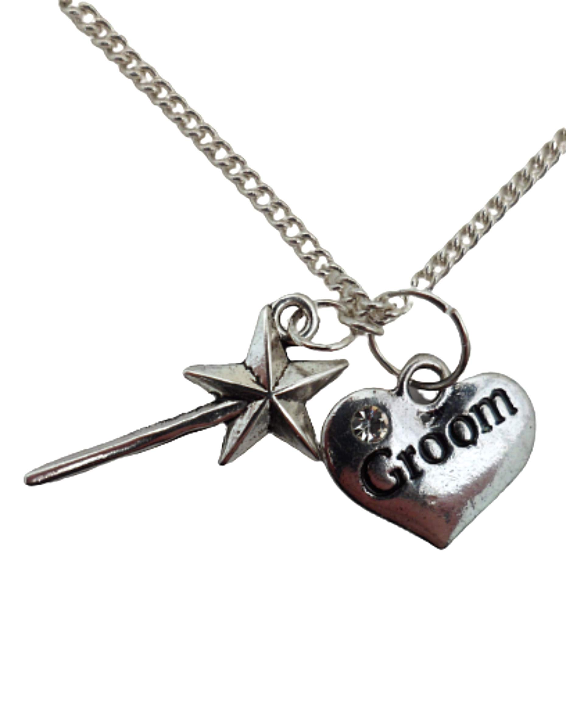 Silver Heart Charm Necklace - Romantic Gift for Couples & Weddings