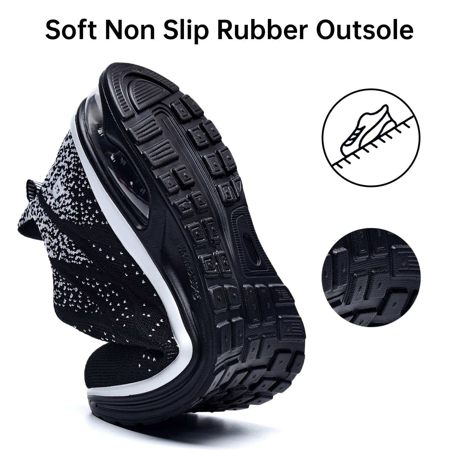 MEHOTO Men's Air Running Sneakers - Lightweight Athletic Shoes for Jogging, Gym, Walking & Fitness | Breathable Comfort for Sports & Daily Wear