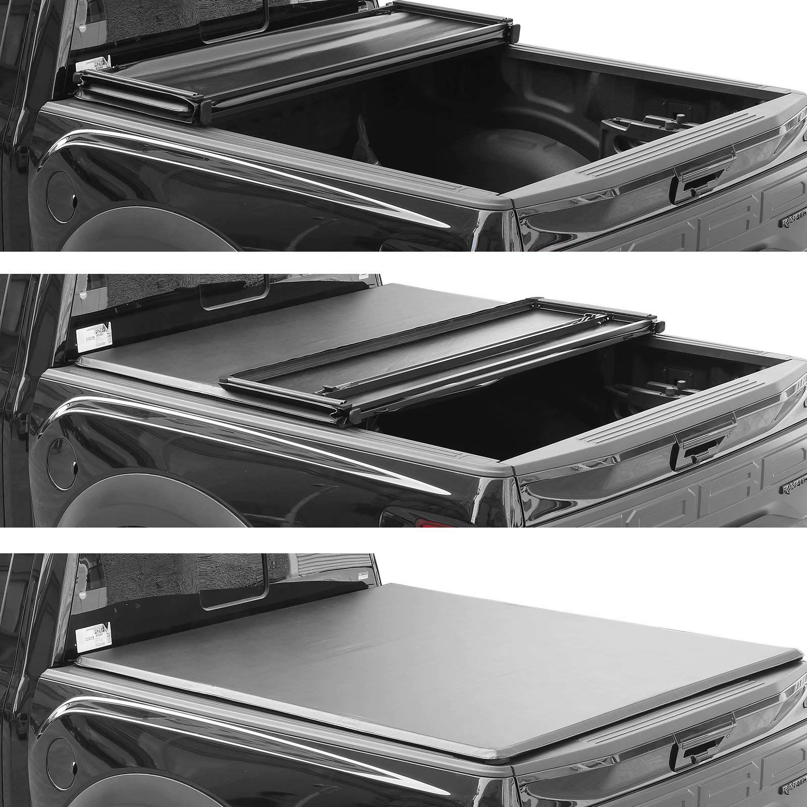 5.2ft Soft Tri-Fold Truck Bed Tonneau Cover for 2015-2025 Chevy Colorado & GMC Canyon Fleetside Pickups | Waterproof & Durable | Perfect for Hauling, Camping & Outdoor Adventures