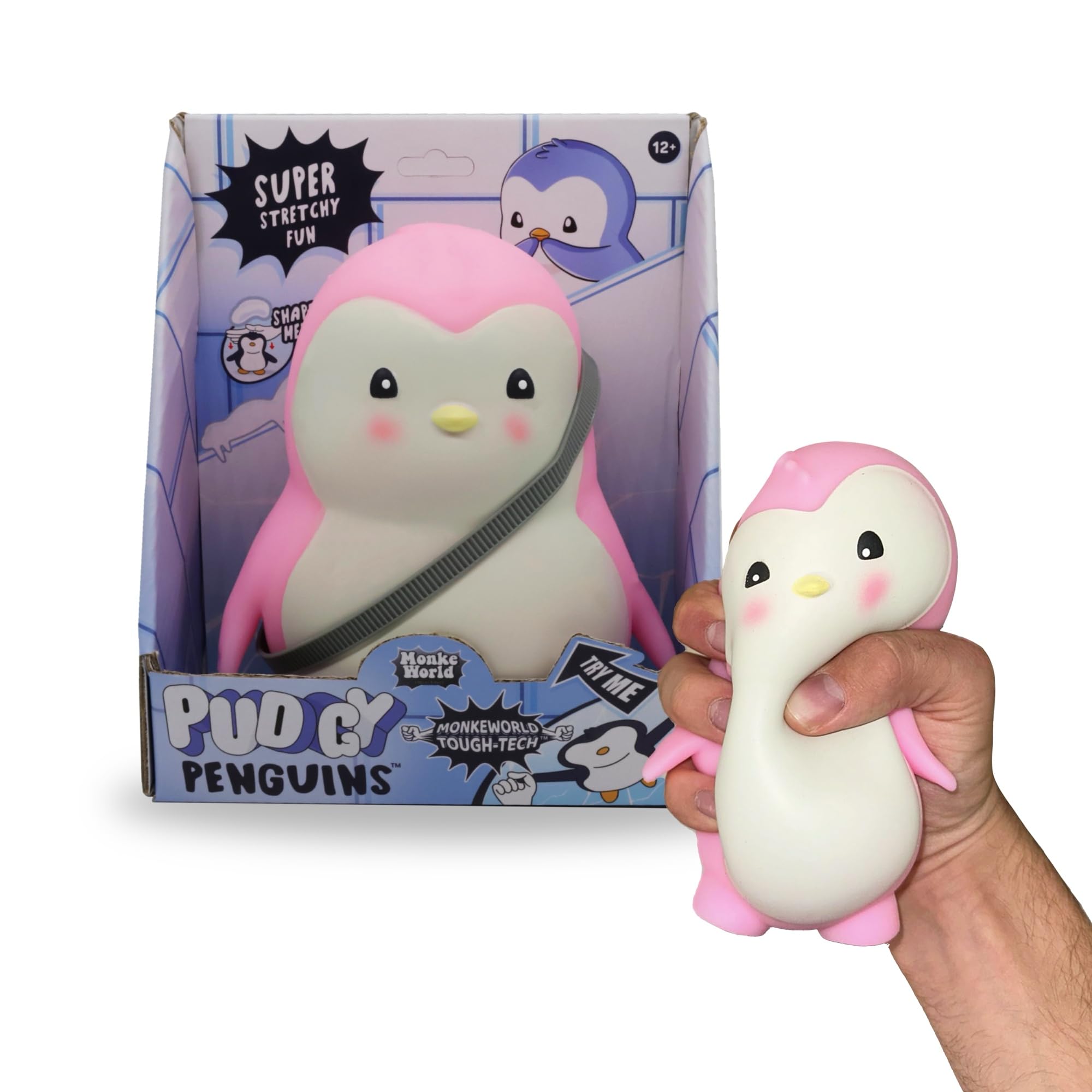 Pudgy Penguin Plush Toy - Soft Squishy Fidget for Kids | Stress Relief & Playtime Fun