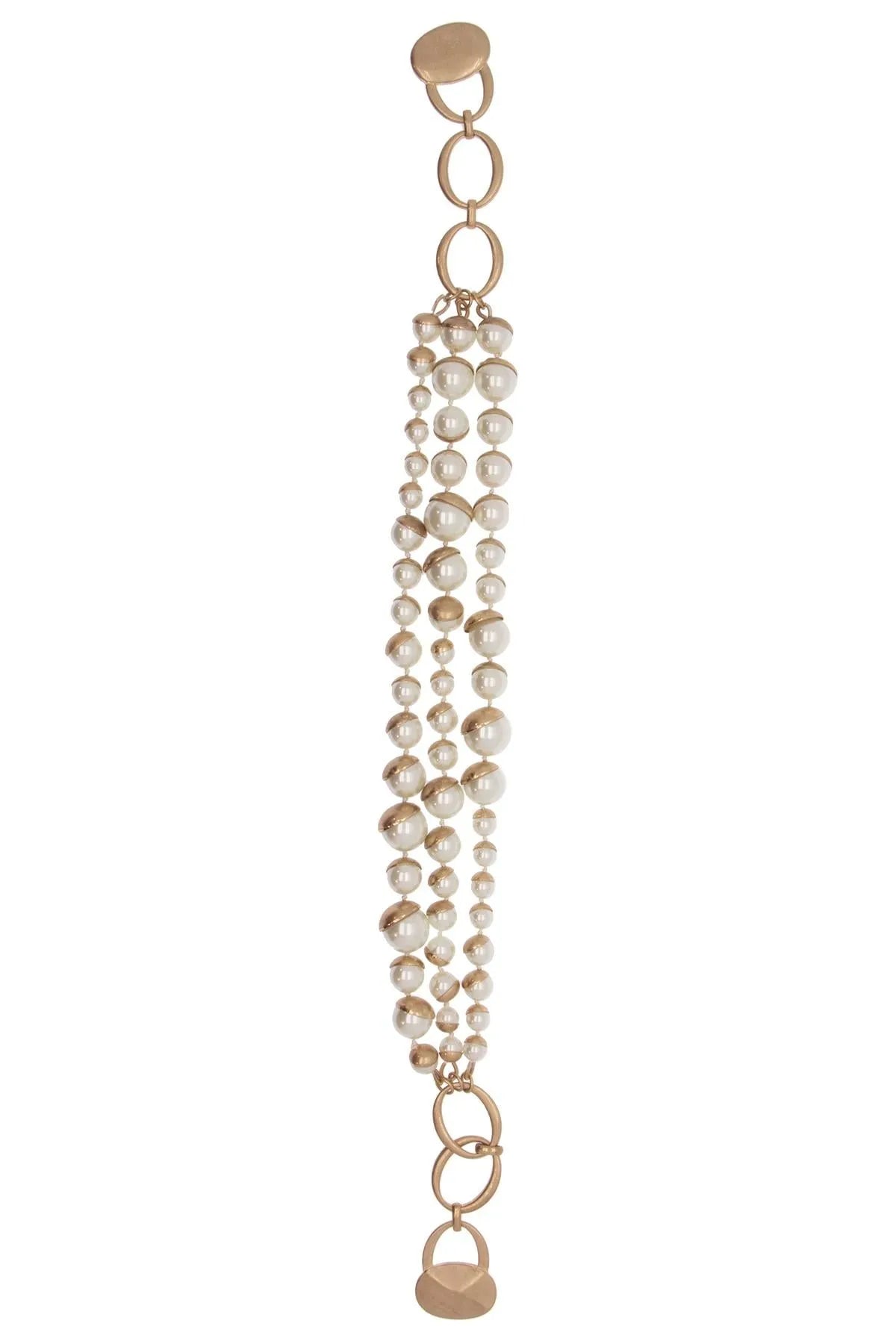 Elegant Half Moon Pearl Statement Necklace for Women - Perfect for Weddings, Parties & Special Occasions