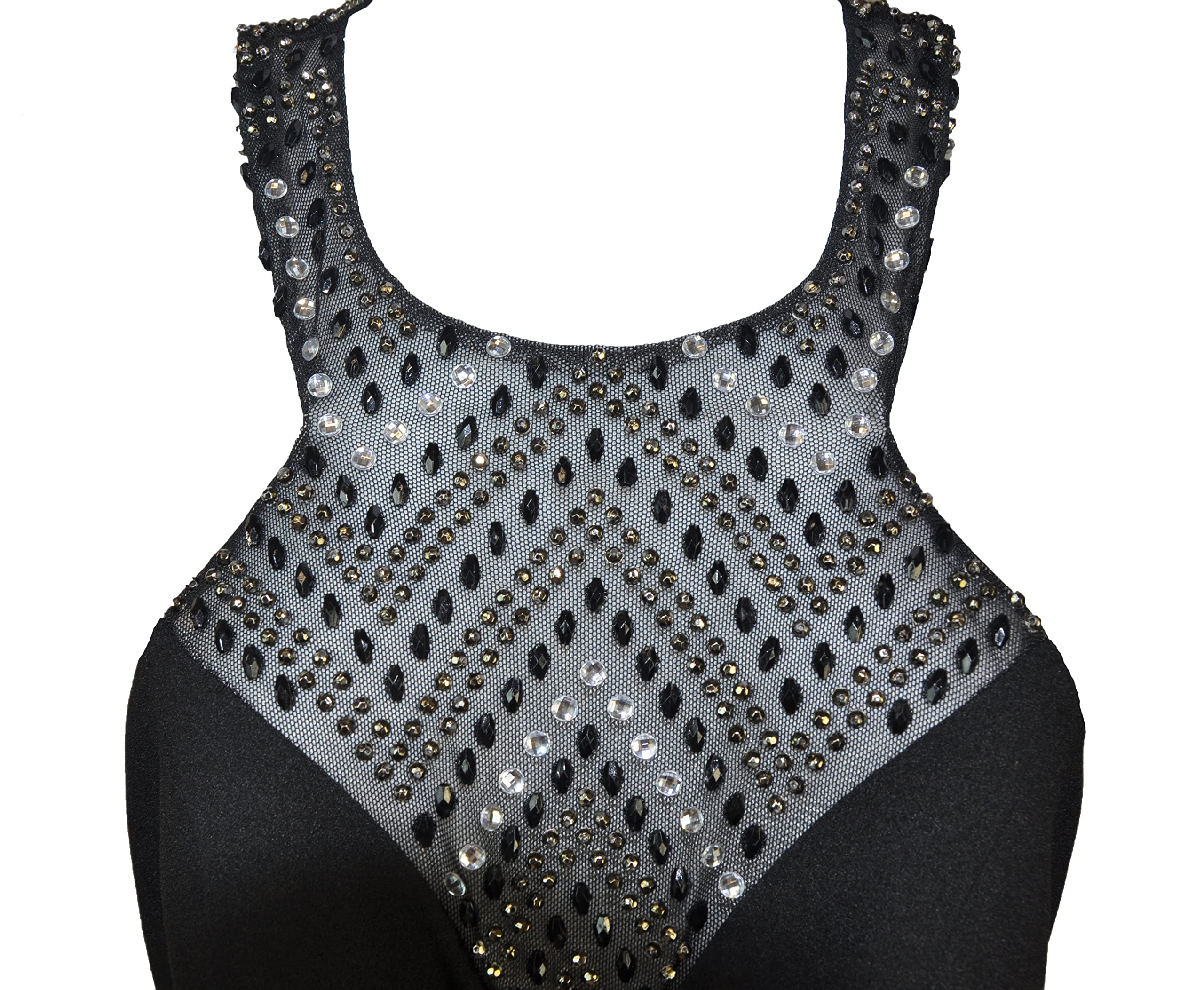 Stylish Black Studded Mermaid Dress for Women - Perfect for Evening Parties, Prom Nights & Special Occasions