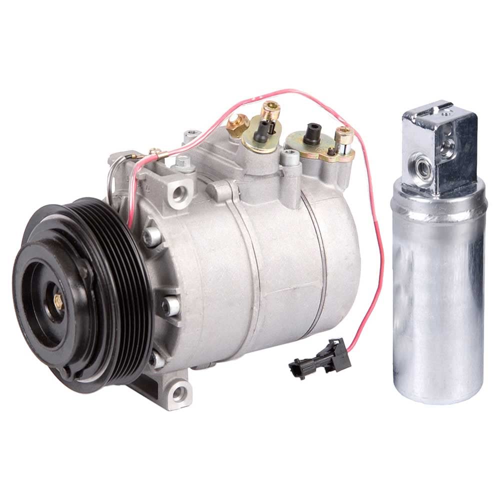 Saab 9-5 AC Compressor with A/C Drier 1999-2003 Replacement Part - BuyAutoParts 60-86061R2 | Perfect for Summer Cooling & Auto AC System Repair