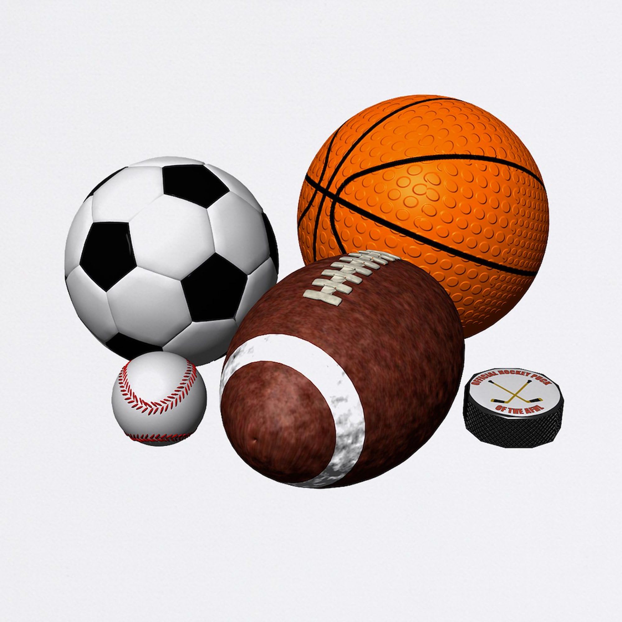 Non-Slip Rubber Gaming Mouse Pad with Sports Balls Design - Perfect for Office, Gaming & Computer Workstations - CafePress