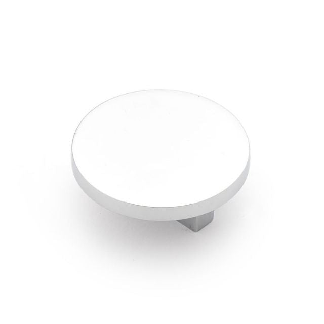 Castella Cove Cabinet Knob 60mm - Polished Chrome Handle for Kitchen, Bathroom & Furniture - Modern & Durable Hardware Upgrade
