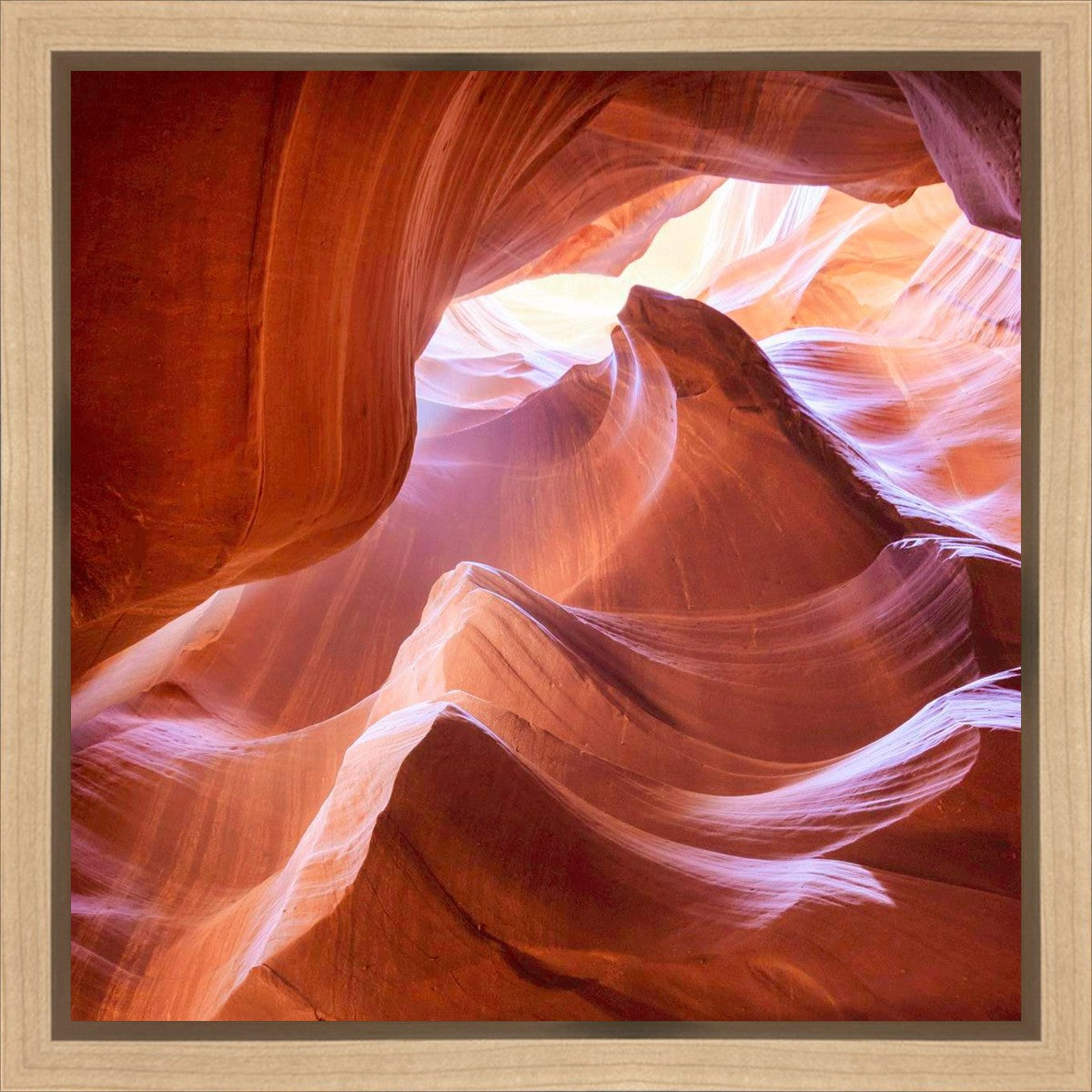 Antelope Canyon Corkscrew Gallery Wrap Canvas Print - Stunning Nature Wall Art for Home & Office Decor - Perfect for Living Room, Bedroom, or Office Spaces