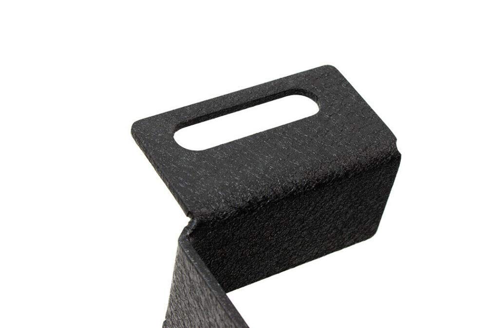 FISHBONE FB25100 JL Wheel Well Storage Bins - 4 Door Black Powder Coated Organizer for Jeep Wrangler & Gladiator | Perfect for Off-Road Gear & Camping Equipment Storage