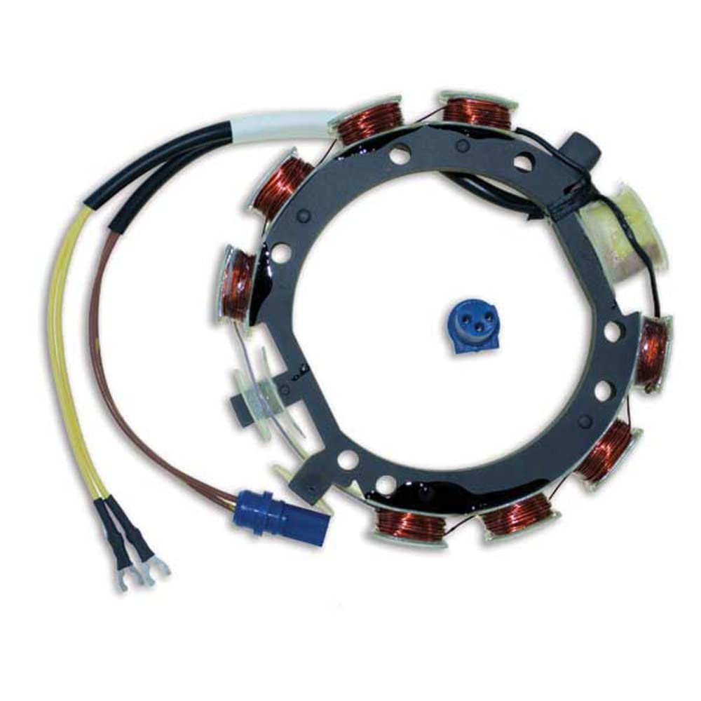CDI Electronics 173-3724 Johnson/Evinrude Stator - 3 Cylinder 9 Amp Replacement Part for Outboard Motors (1979-1990) | Compatible with Johnson & Evinrude 3-Cylinder Engines | Perfect for Marine Engine Repair & Maintenance