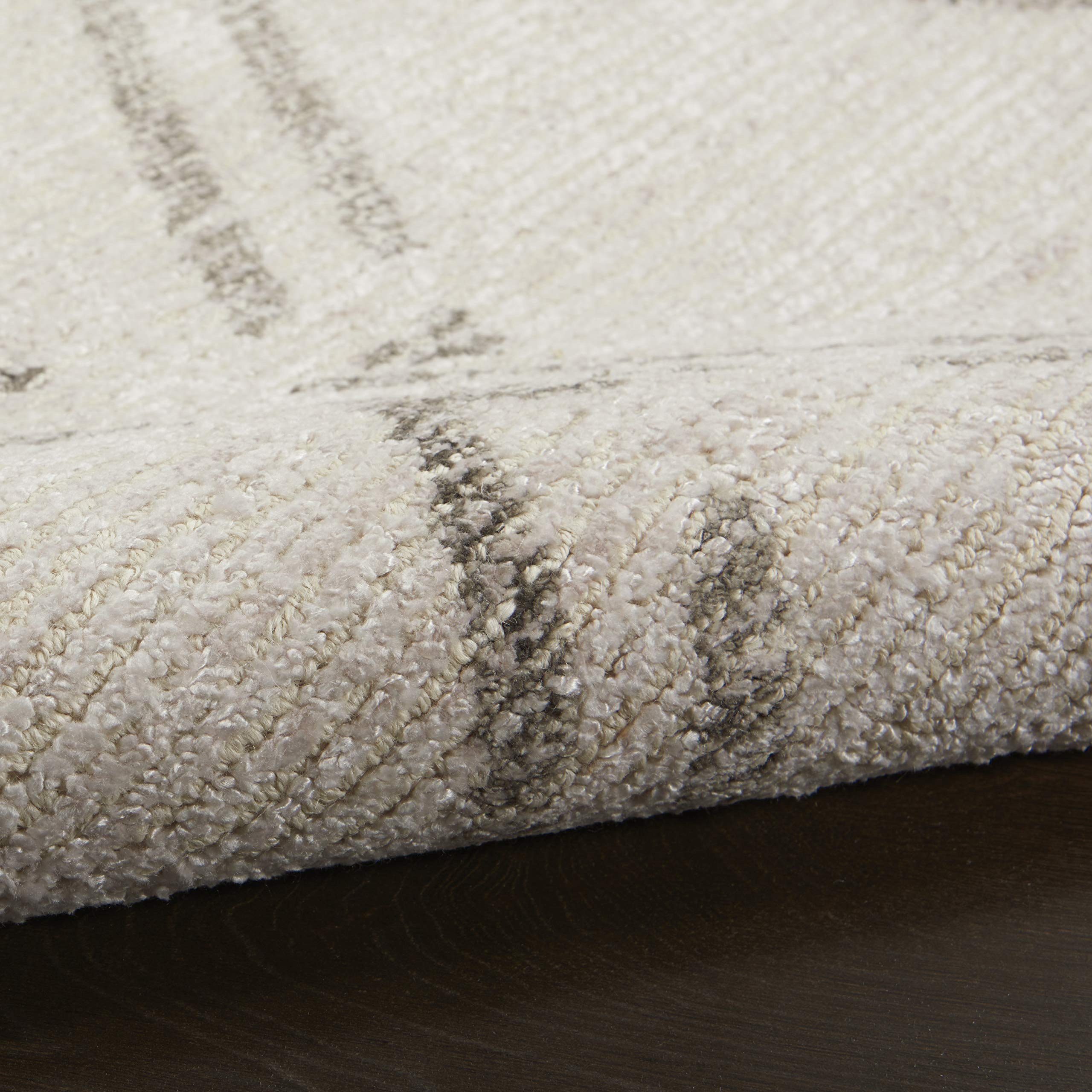 Nourison Venosa Modern Ivory/Grey 2'3