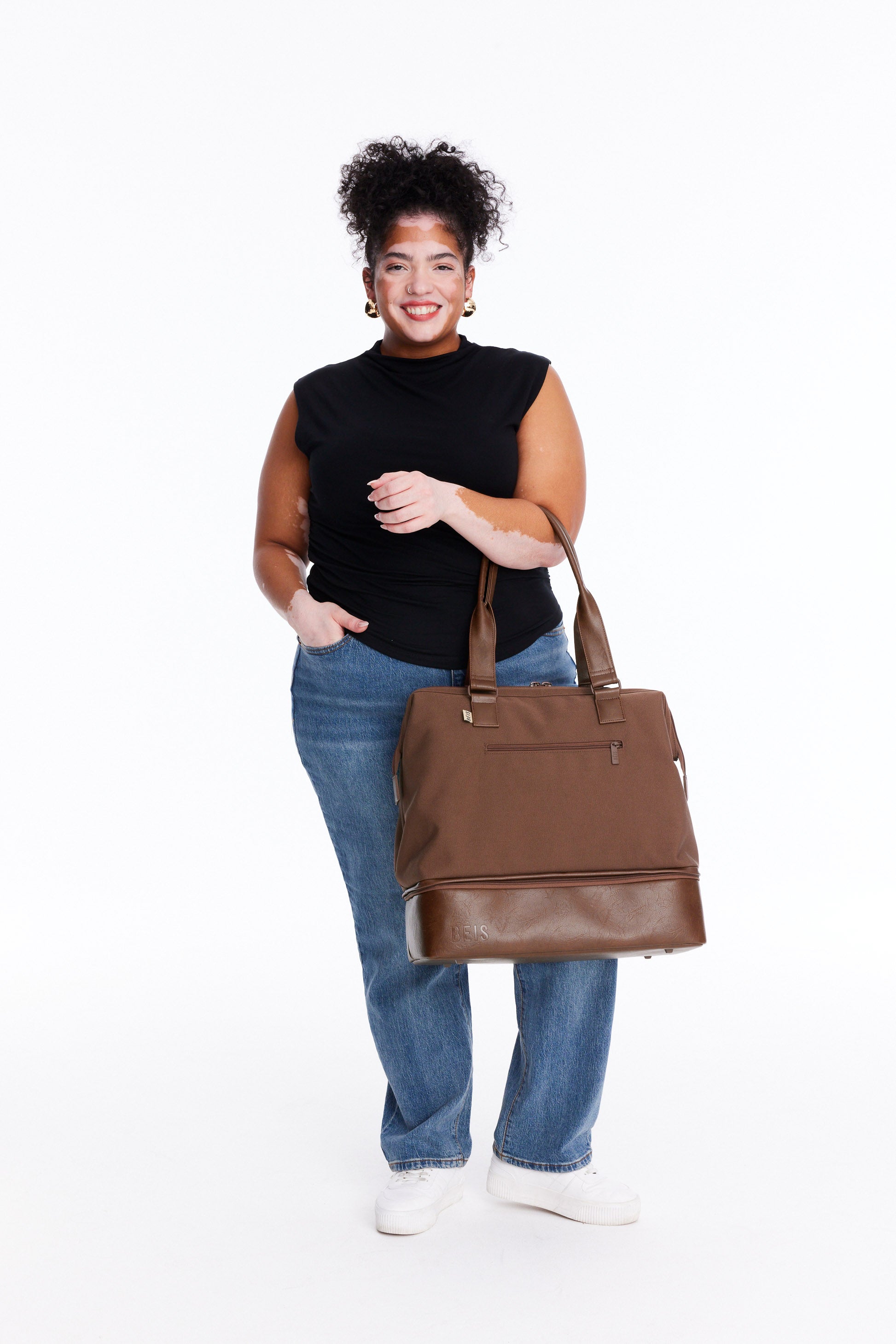 Maple Convertible Mini Weekender Bag - Stylish & Versatile Carry-On for Travel, Gym, or Weekend Getaways