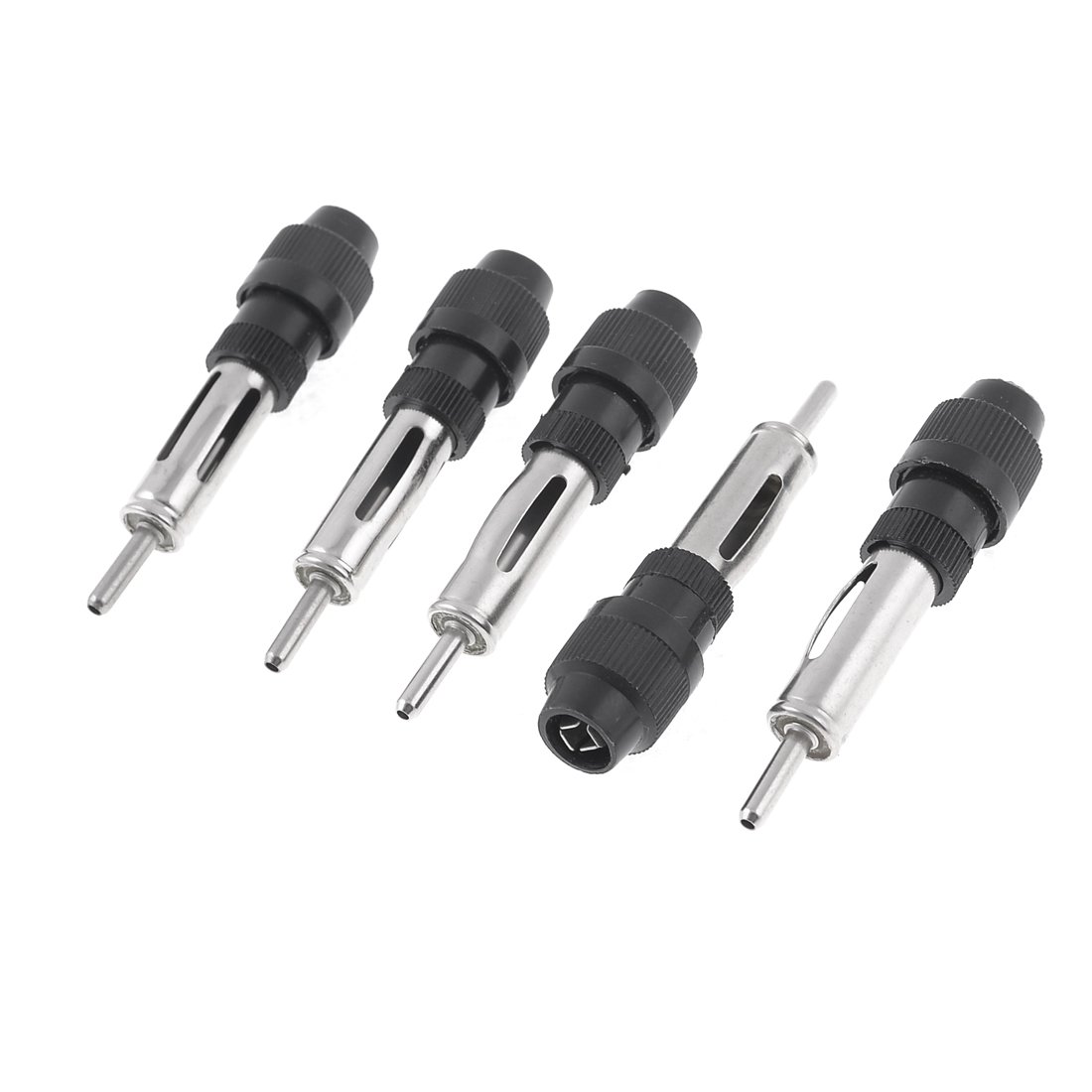 uxcell 5PCS Car Radio AM/FM Antenna Adapter Male Connector - Compatible with Most Vehicle Stereo Systems for Easy Installation & Signal Boost