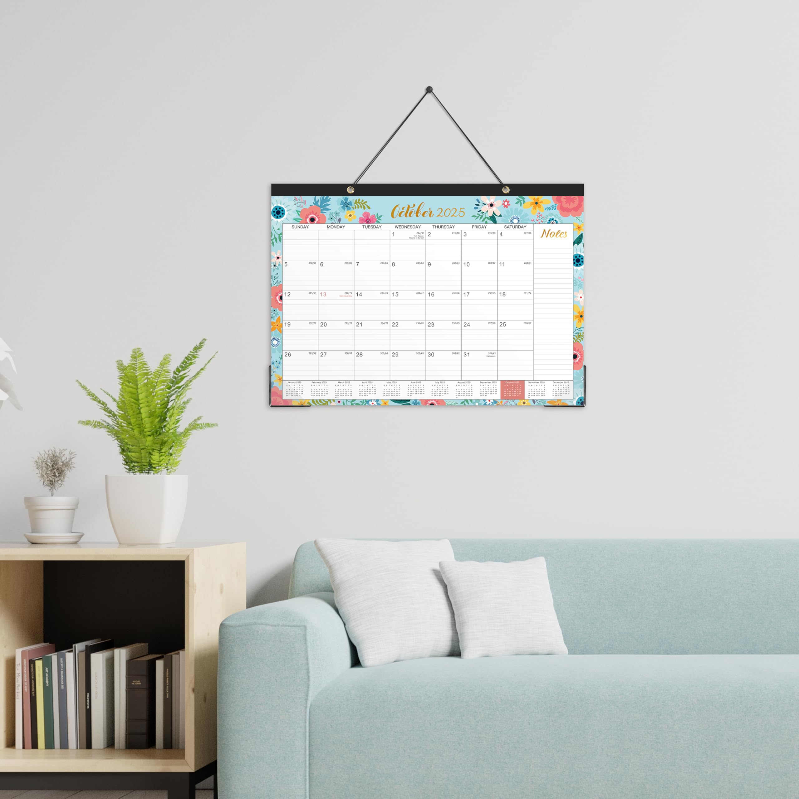 2025-2026 18-Month Desk & Wall Calendar Planner (July 2025 - December 2026) - 16.8