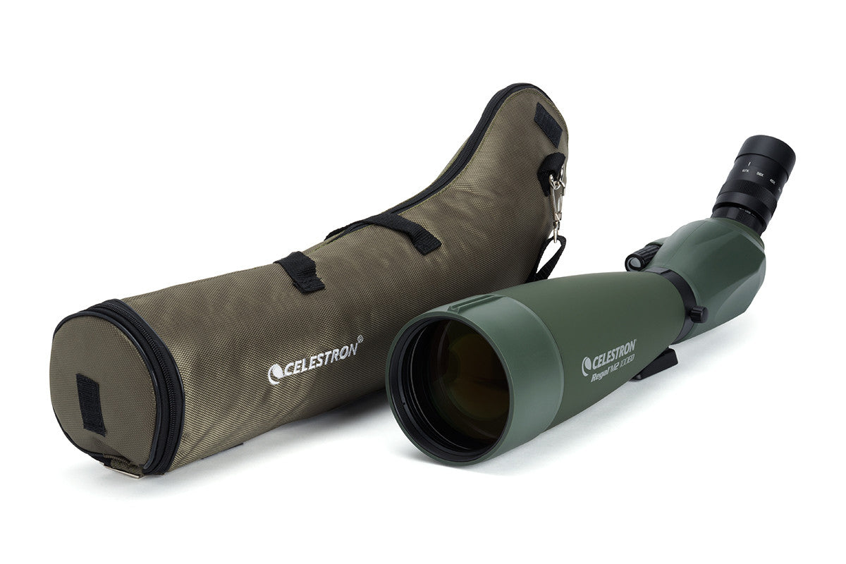 REGAL M2 22 67X100MM ED Angled Zoom Spotting Scope - High Power Bird Watching & Hunting Telescope for Long Range Observation - Perfect for Outdoor Adventures, Wildlife Viewing & Target Shooting