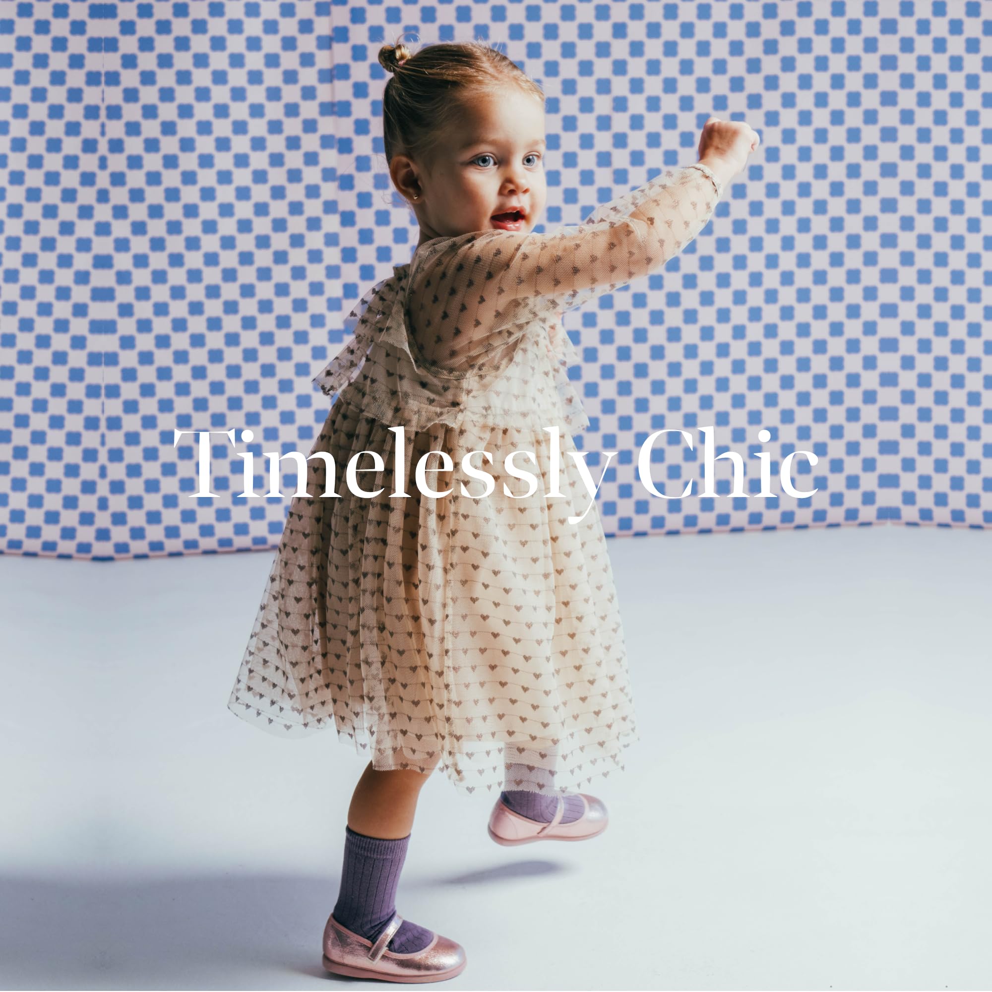 Mary Jane Flats for Girls with Hook and Loop Straps - Comfortable School Shoes, Wedding & Casual Wear in Shimmer Finish - Perfect for Everyday Play, Special Occasions and Dress-Up Outfits