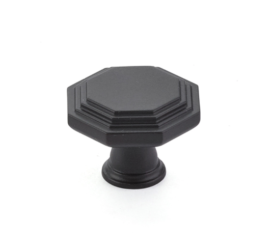 Premium Matte Black Cabinet Knobs and Drawer Pulls - Modern Hardware for Kitchen, Bathroom & Furniture (Set of 10) - Easy Installation & Durable Finish