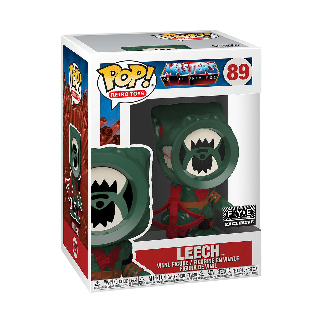 Masters of the Universe Leech Action Figure - FYE Exclusive Collectible for Fans & Display - Perfect for Toy Collections and Nostalgic Gift Giving