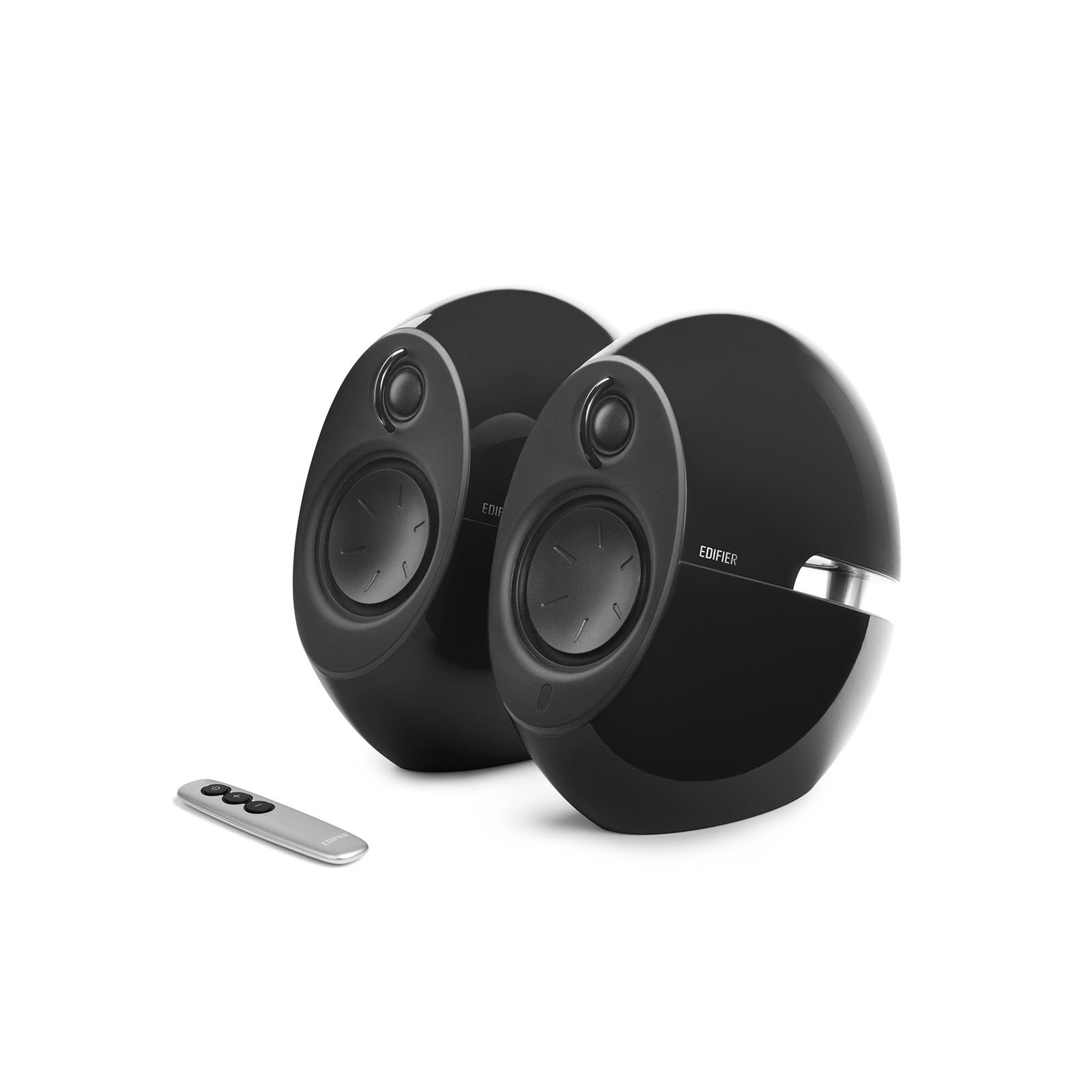 Edifier E25HD Luna Eclipse Bluetooth 4.0 Bookshelf Speakers with Remote Control - Wireless Home Audio System for Living Room, Bedroom, Office & Gaming Setup - Black