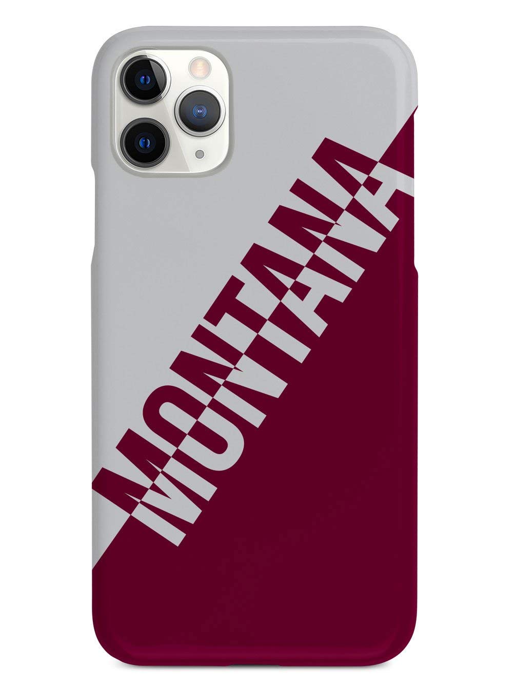 Montana State Pride iPhone 12 Pro Max Case - 3D Textured Protective Cover with Shock Absorption | Perfect for Outdoor Adventures & Daily Use