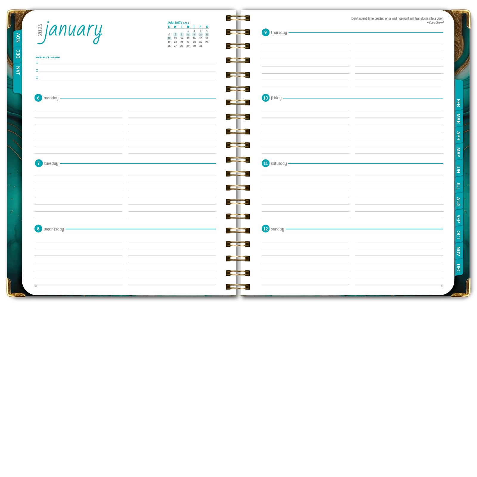 2025 Hardcover Planner 8.5