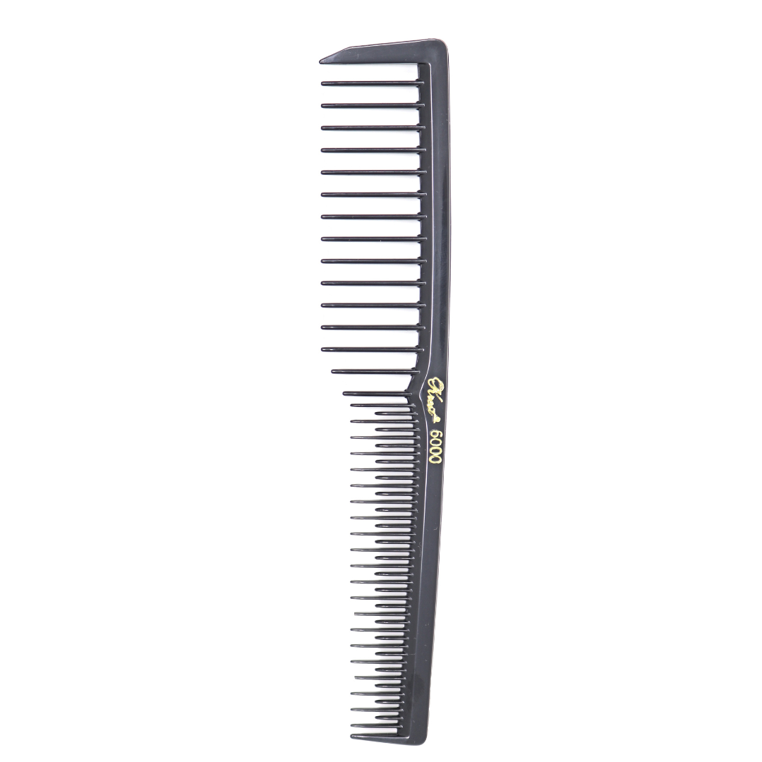 Krest #6000 Teasing Comb for Voluminous Hair - 12 Pack | Professional Lift & Vent Hair Styling Tool for Salon & Home Use