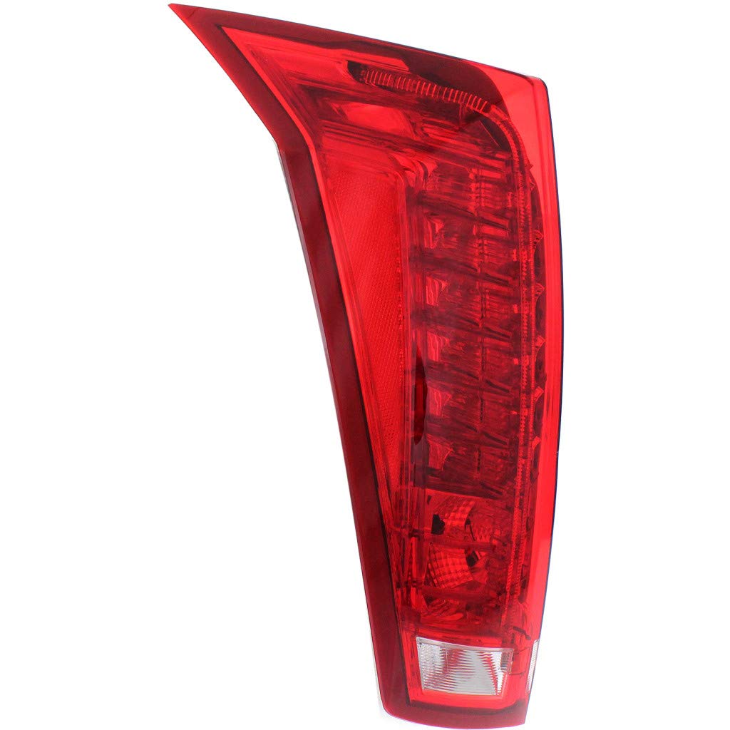 KarParts360 Left Driver Side LED Tail Light Assembly for 2010-2016 Cadillac SRX - Direct Replacement for GM2800255 & 22774014 - Includes Bulbs | Perfect for Night Driving & Enhanced Vehicle Safety