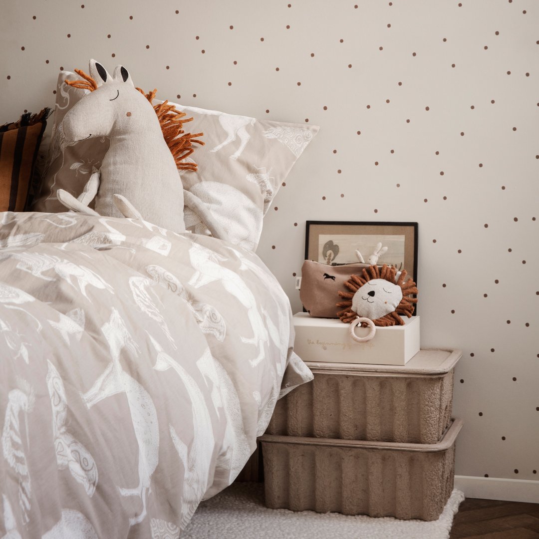 Ferm Living Dot Wallpaper - Modern Geometric Peel and Stick Wallpaper for Home Decor, Nursery, Bedroom & Office | Self-Adhesive Removable Wallpaper for Easy Installation