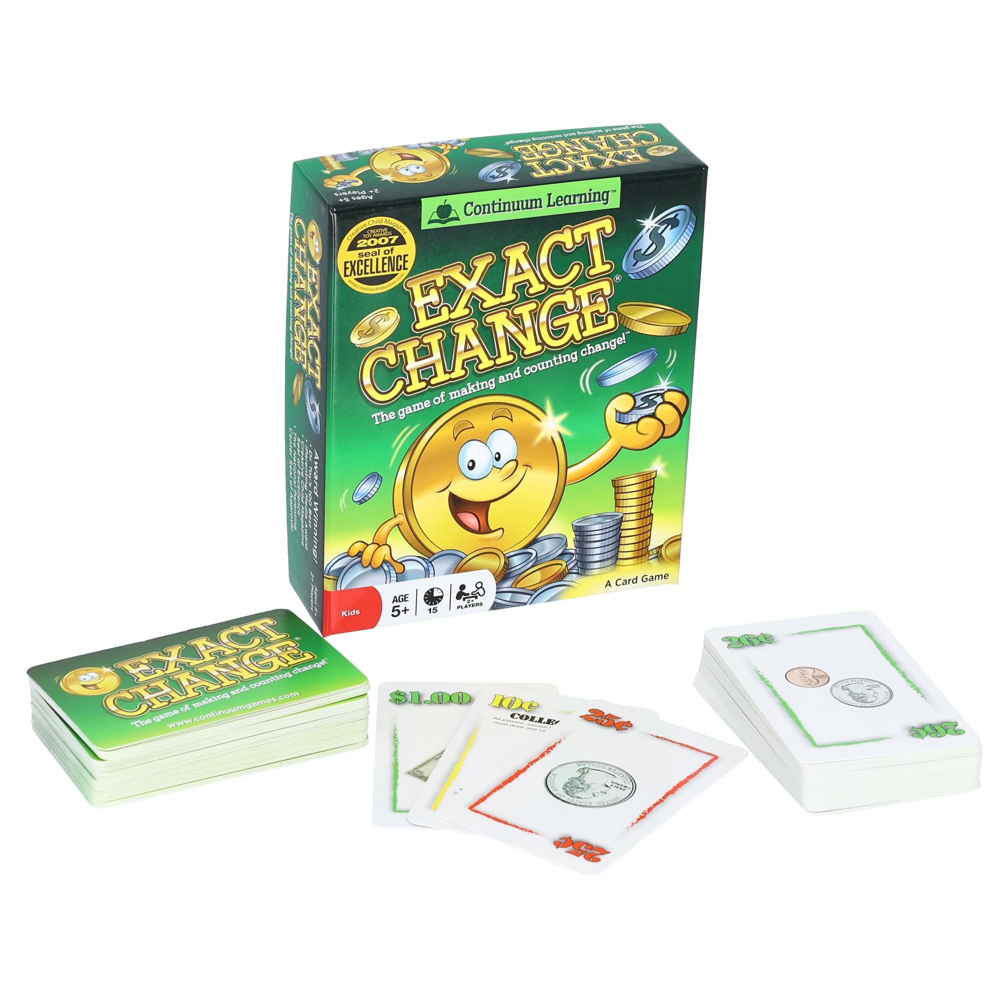 Exact Change Card Game - Fun Educational Money Counting Math Game for Kids | Learn Currency Skills & Financial Literacy | Perfect for Classroom, Homeschool & Family Game Night