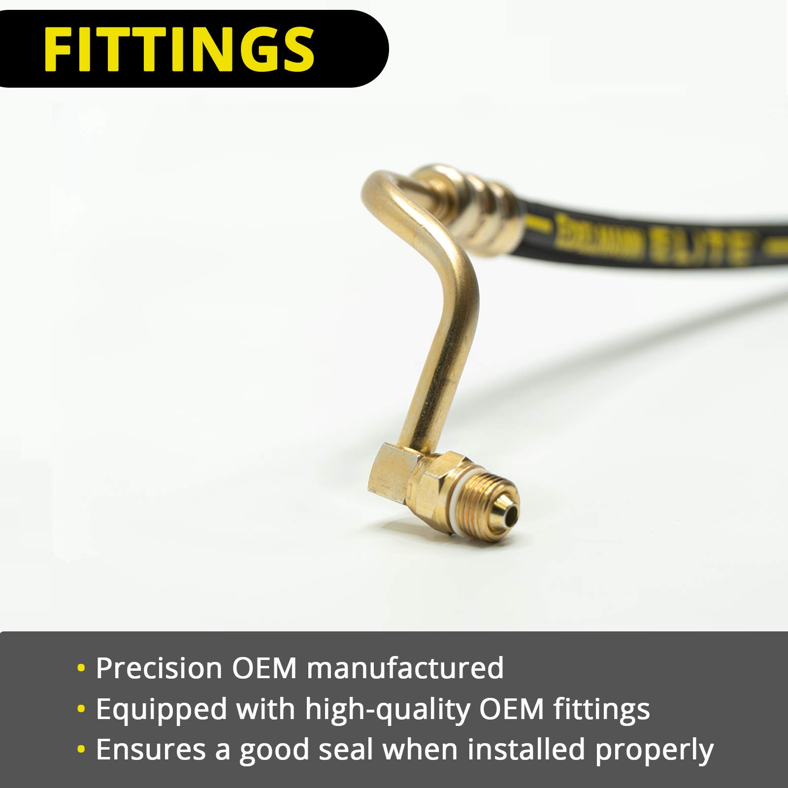 High-Quality Power Steering Pressure Line Hose Assembly - Durable Replacement for Smooth Steering Performance - Perfect for Car Repairs & Maintenance