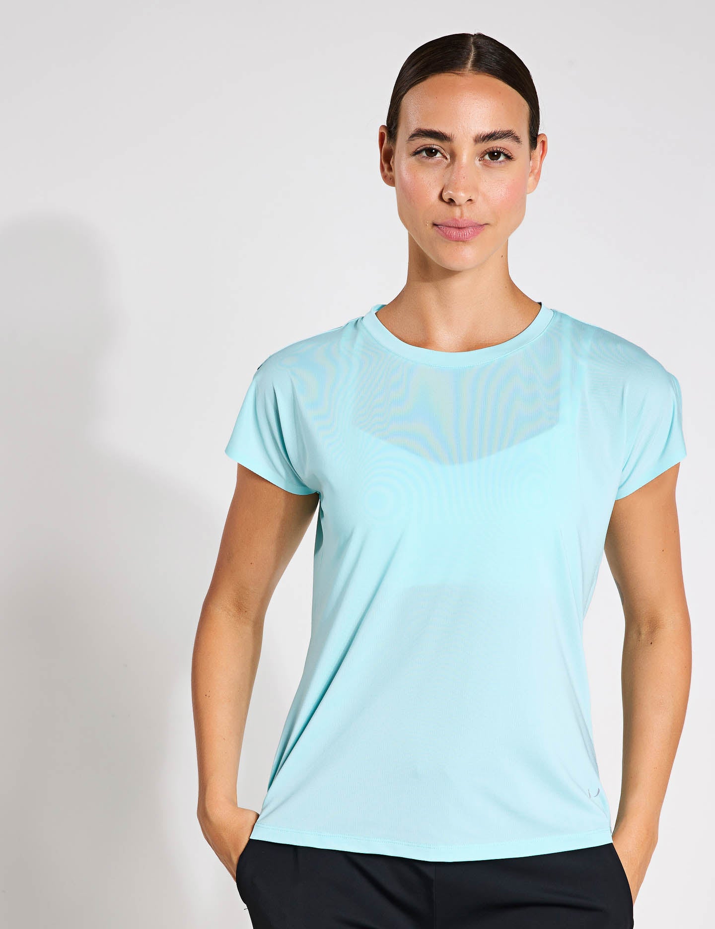 Soft Blue Aina T-Shirt for Women | Comfortable Cotton Tee for Casual Wear, Outfits & Everyday Style