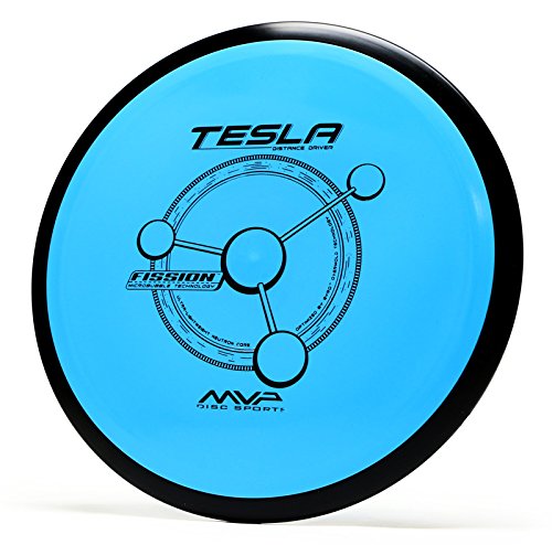 MVP Disc Sports Fission Tesla Disc Golf Driver - High Speed Distance Driver for All Skill Levels (Colors May Vary) | Perfect for Tournament Play, Casual Rounds & Disc Golf Practice