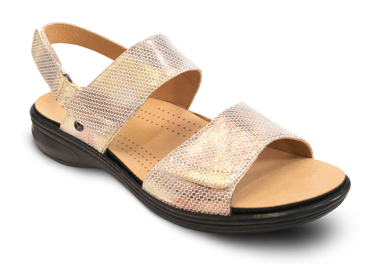Revere Women's Como Leather Sandals - Comfortable & Stylish Summer Slide Sandals for Beach, Vacation & Casual Outings