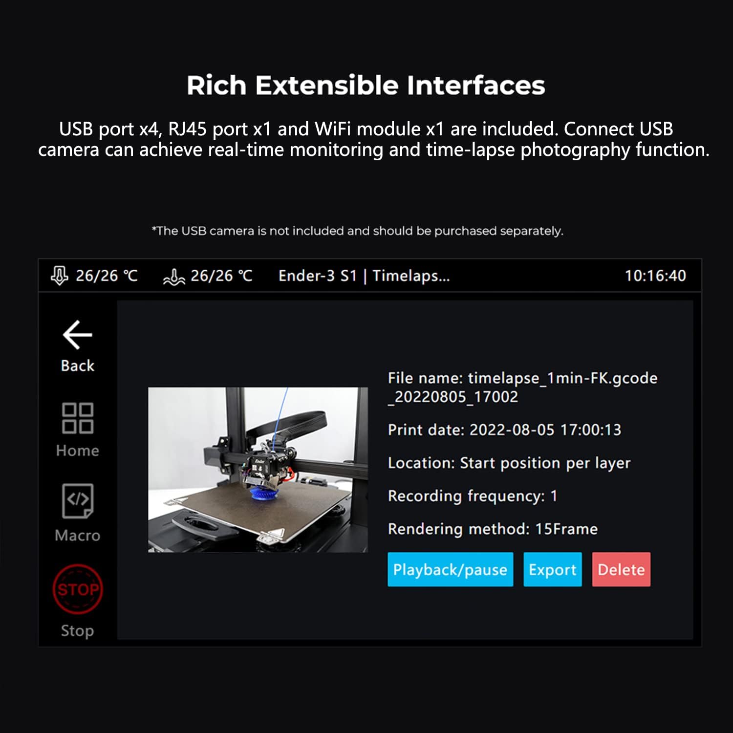 Creality Sonic Pad Klipper - 7 Inch Touch Screen 3D Printer Controller with Faster Printing Speed | Compatible with Ender 3 V3 SE, Ender 3 Max Neo, Ender 3 V2, Ender 3 S1 | Perfect for High-Speed 3D Printing & Precision Control