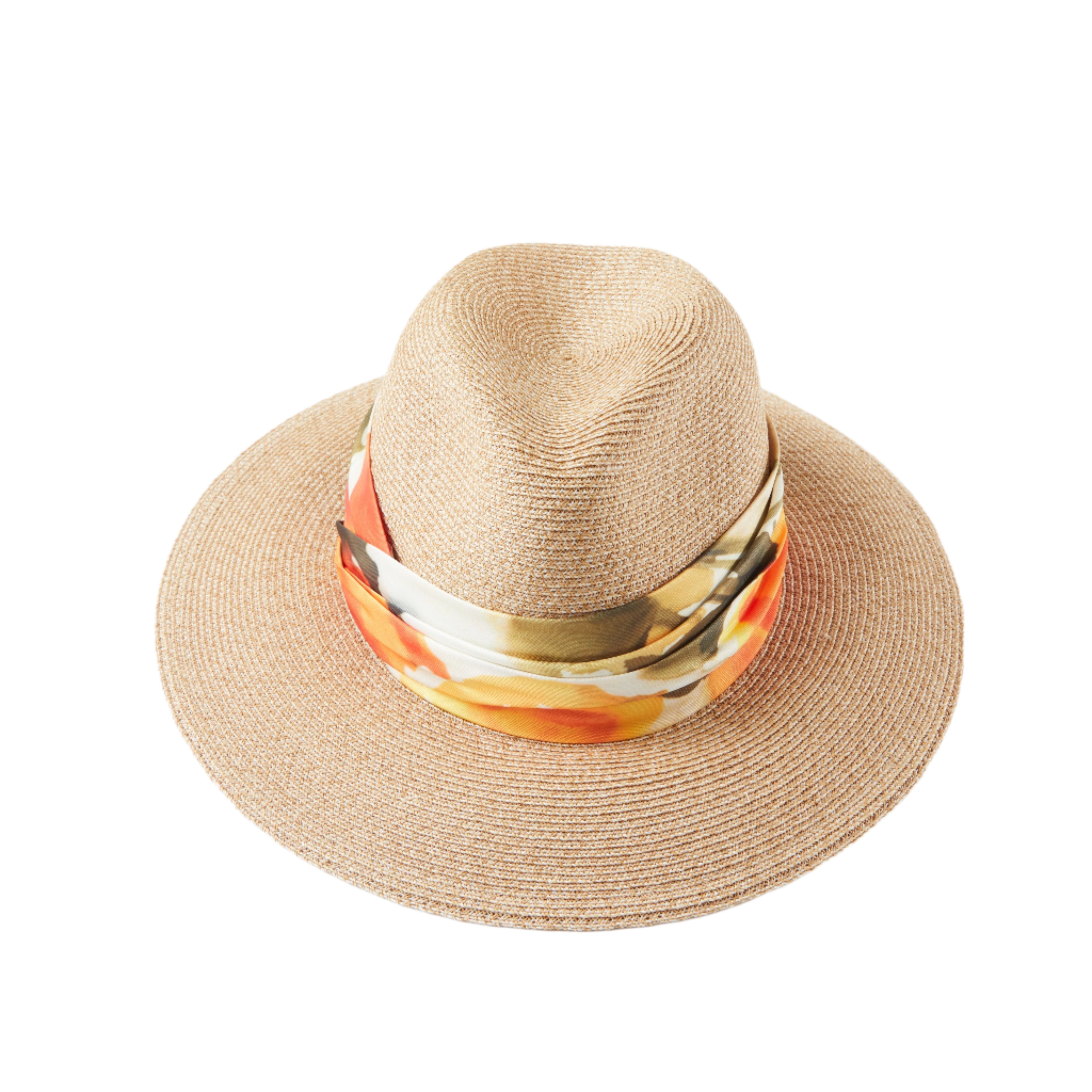 Courtney Toyo Packable Fedora Hat for Women - Stylish Foldable Sun Hat for Travel, Beach & Outdoor Activities