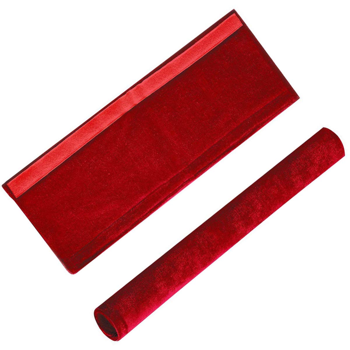 VOSAREA 2-Pack Non-Slip Refrigerator Door Handle Covers - Anti-Skid Kitchen Appliance Protectors for Fridge, Microwave & Dishwasher (Red) - Perfect for Home Kitchen Safety & Grip Enhancement