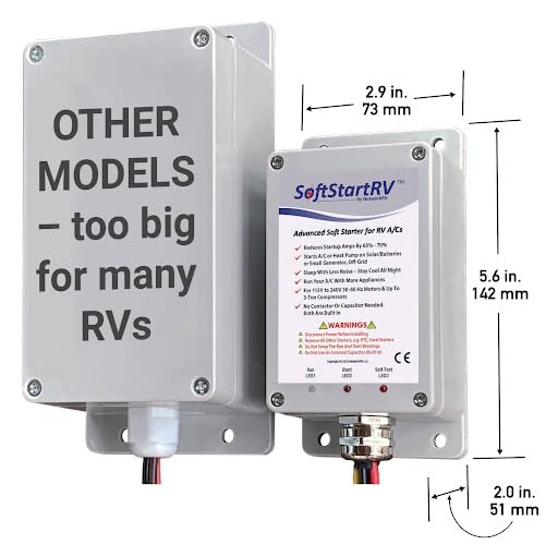 SoftStartRV RV Air Conditioner Soft Start Kit - Easy Start with Small Generators, 100% Waterproof for Campers, Trailers & Motorhomes - Perfect for Off-Grid Camping & Boondocking