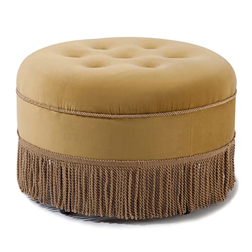 Gold Yellow Velvet With Gold Trim